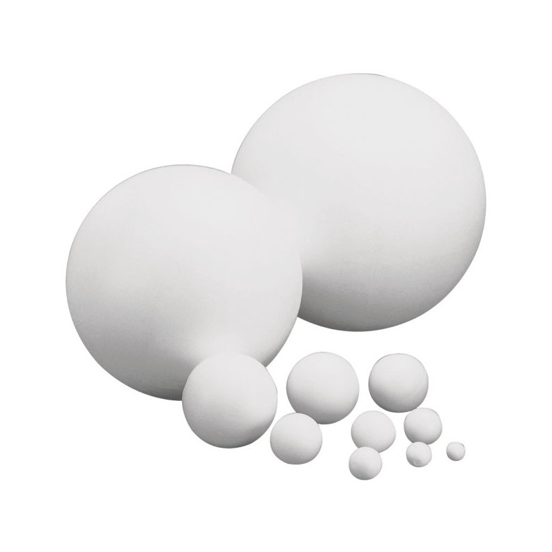 Boules en polystyrene 8 cm Boules en polystyrene 8 cm