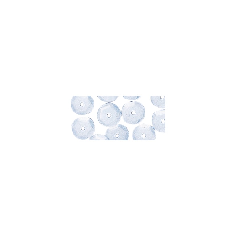 Paillettes bombées 6mm blanc irisé Paillettes bombées 6mm blanc irisé