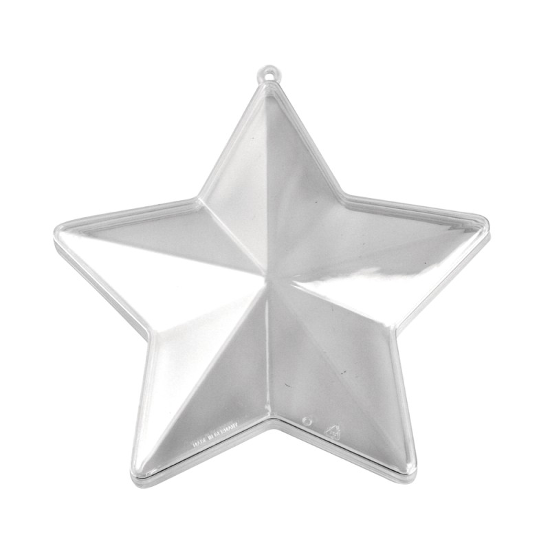 Etoile en plastique - 2 parties Etoile en plastique - 2 parties