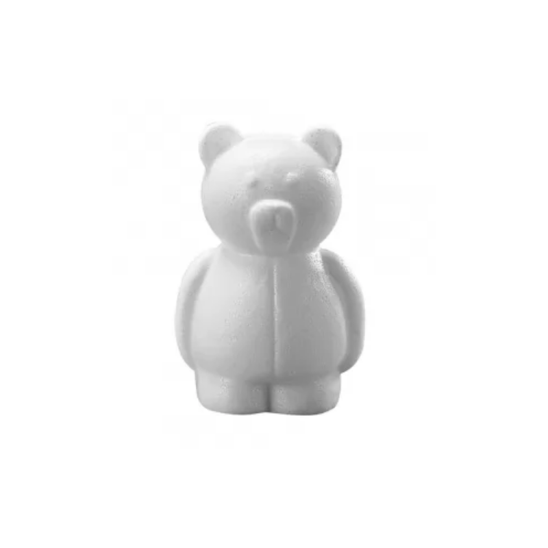 Ourson en polystyrene 15 cm Ourson en polystyrene 15 cm