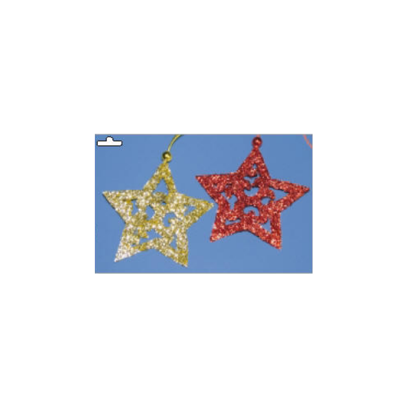 Glitter stars 8 cm Glitter stars 8 cm