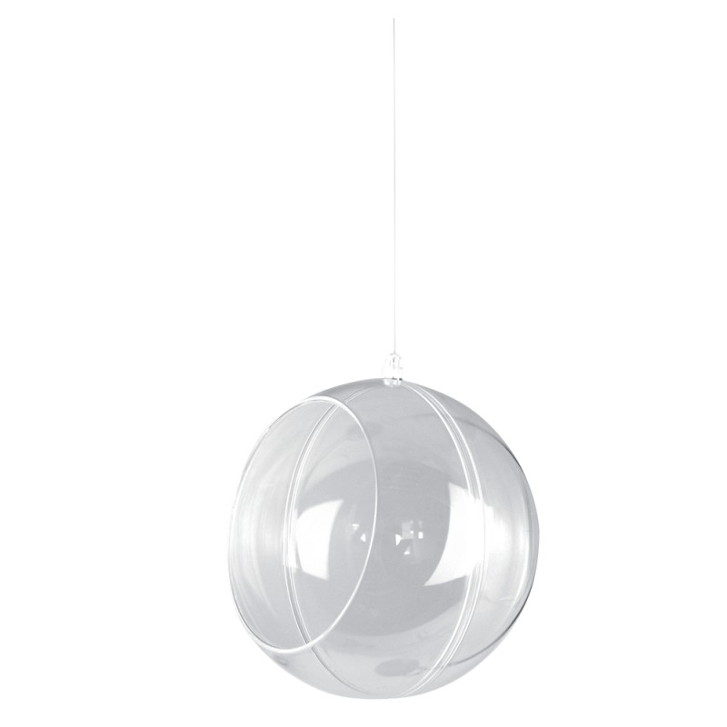Boule plastique pour l'art floral en 2 parties Boule plastique pour l'art floral en 2 parties