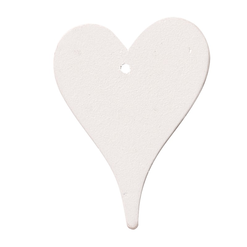 Petit coeur en bois blanc Petit coeur en bois blanc
