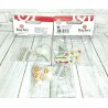 Petits objets en métal "Coeur", assortis, 4 cm, 4 pces
