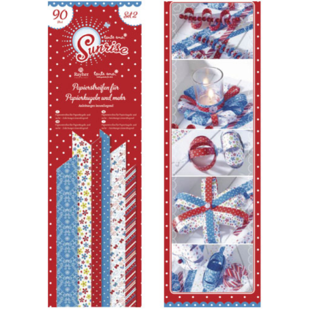 Kit Bandes de papier -  90 pieces 45 et 86 cm