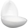 Oeuf en polystyrène - 2 parties - hauteur 20 cm