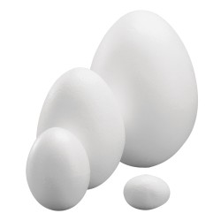 Oeuf en polystyrene plein