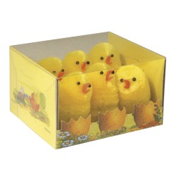 Poussins en chenille de soie - boite