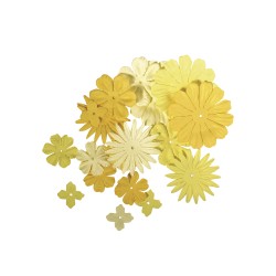 Mélange de fleurs en papier