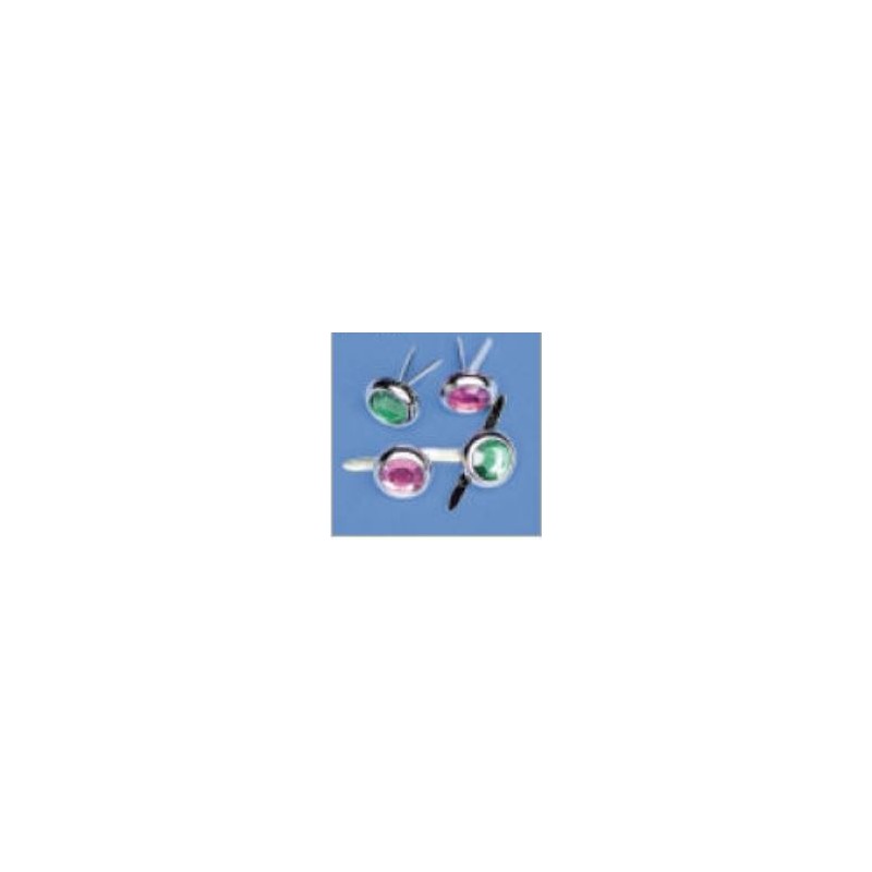 Parisian fasteners Glittery rhinestone stones