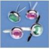 Parisian fasteners Glittery rhinestone stones