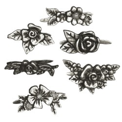 Attaches parisiennes fleurs