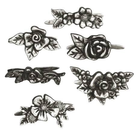 Attaches parisiennes fleurs