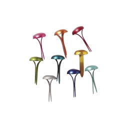 Attaches parisiennes - couleurs assorties 4mm