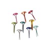 Attaches parisiennes - couleurs assorties 4mm