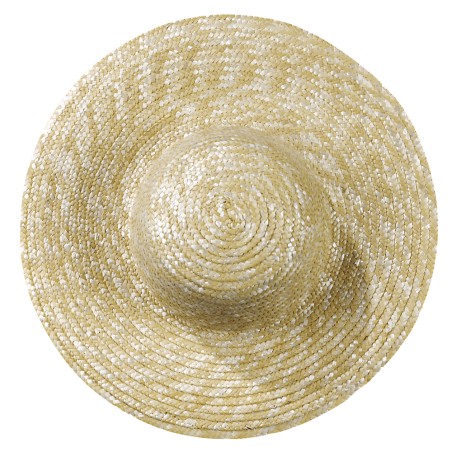Chapeau en paille naturelle 30 cm