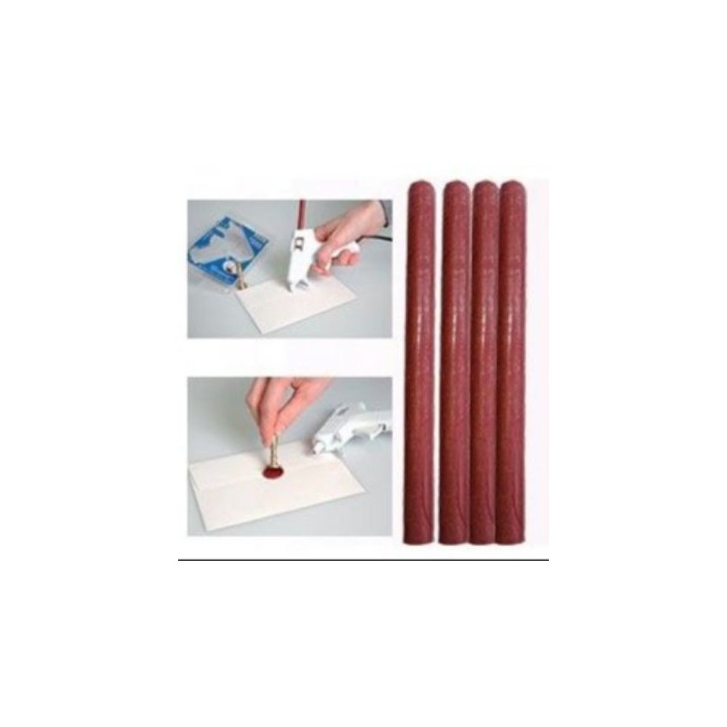 Sealing Wax for Gun (4 Sticks) - 11x0.7 cm Sealing Wax for Gun (4 Sticks) - 11x0.7 cm