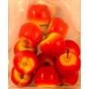 12 pommes en plastique, de 2cm