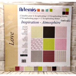 12 feuilles Scrapbooking 170g/m²