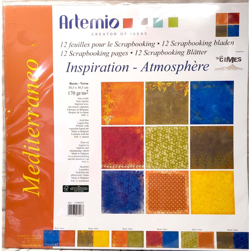 12 feuilles pour le Scrapbooking 12 feuilles pour le Scrapbooking