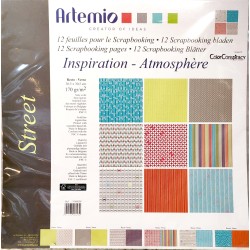 12 feuilles pour le Scrapbooking