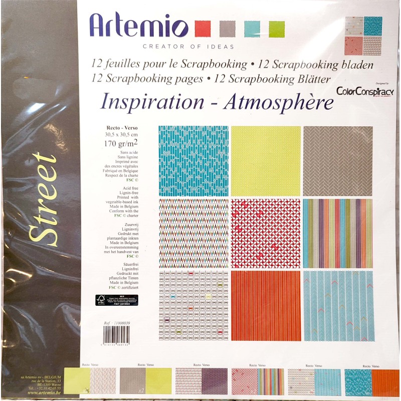 12 feuilles pour le Scrapbooking 12 feuilles pour le Scrapbooking
