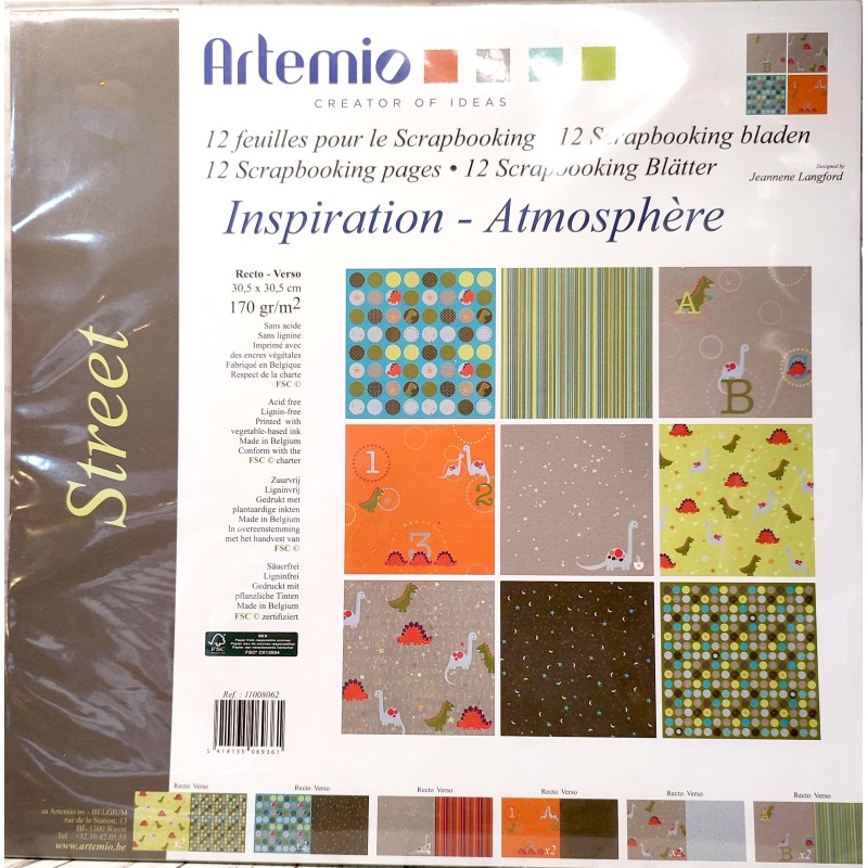 12 feuilles pour le Scrapbooking 12 feuilles pour le Scrapbooking