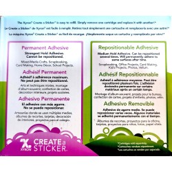 XYRON Create a Sticker Cartouche d'adhésif permanent de 20 pi - 6,1 m