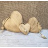 3 Cœurs en bois