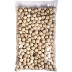 Raw wooden balls, undrilled, 250 pieces, 15mm