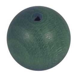 Perles en bois mates rondes