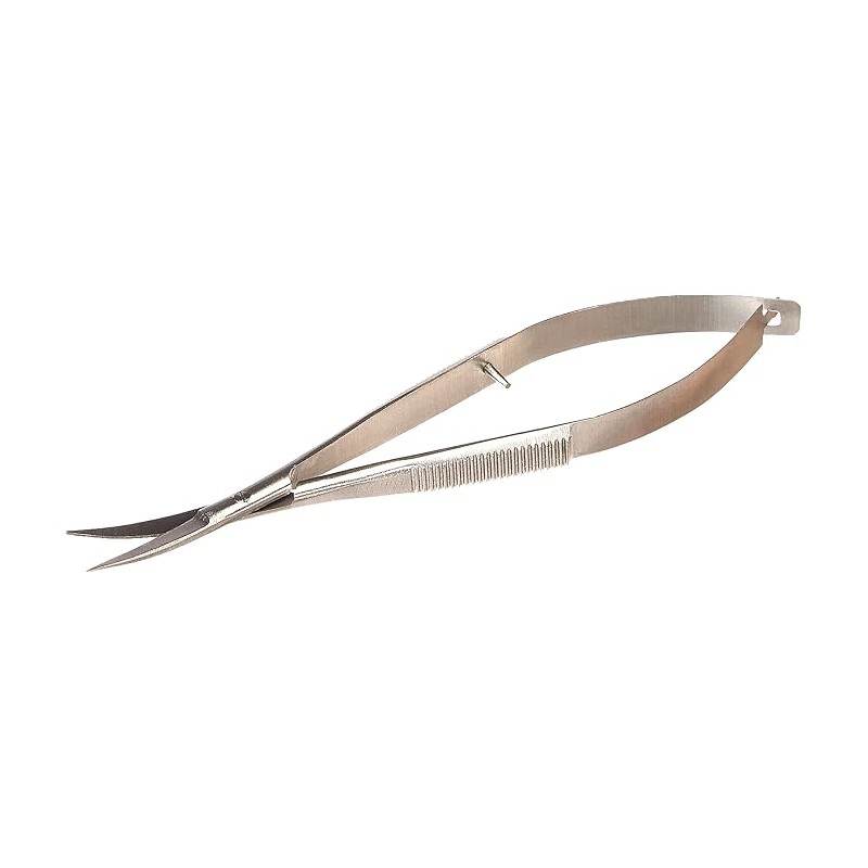 Curved-point scissors or tweezers