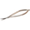 Curved-point scissors or tweezers