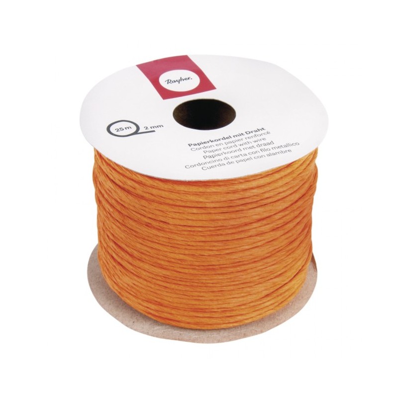 Cordon en papier renforcé - 2 mm. rouleau 25 m