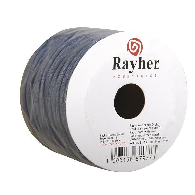 Cordon en papier renforcé - 2 mm. rouleau 25 m