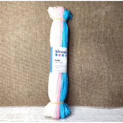 3 cordons de raphia 18mm de couleurs différentes (3X45m) - 50g